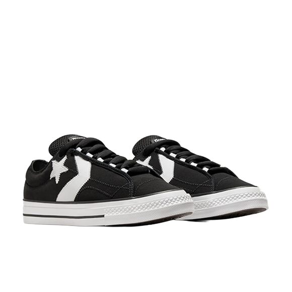Converse Unisex Star Player 76 Puff Low Top Sneaker, Black, 9 UK